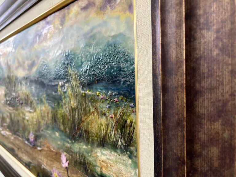 Evening Magic at La Brea Pitch Lake Closeup